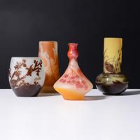 4 Emile Galle CAMEO Cabinet Vases - Sold for $2,176 on 03-01-2025 (Lot 250).jpg